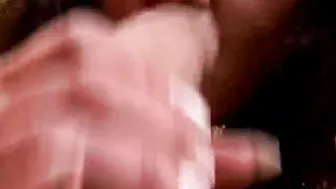 Sucking Off and stroking his boner before he jizzes rough