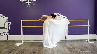 Irina Brovkina shows her gymnastic talents