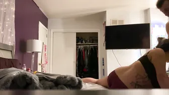 Begging daddy to come into my snatch