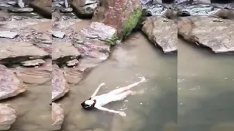 Nude outdoor I lost a bet