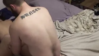 Private prone position sex with my Beauty pawg bushy inkd fiance