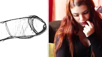 CFNM 18 Yo Draws a Dick pt one
