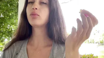He cum on my face and sent to the backyard