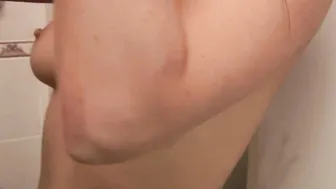 That slutty Milf blows her friends eager dick and getting pissed on her face and cunt
