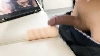 会社でバレない様にオナホでオナニー