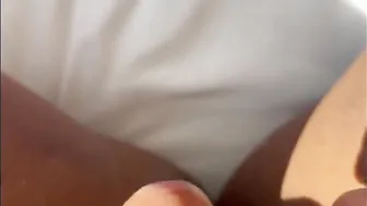 Fucking My Tight Blasian Vagina Before Roomate Getting out of the shower
