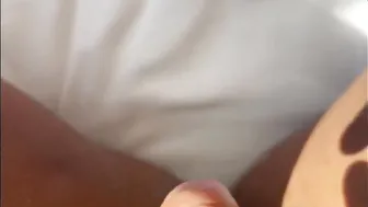 Fucking My Tight Blasian Vagina Before Roomate Getting out of the shower