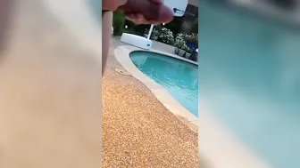 Ex-Wife getting off to pee on her foot