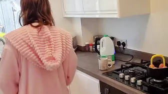 Peeping on British E-sluts Who Cooks into Just an Open Robe