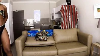 Ebony Queen Takes King Size White Penis inside Fake Scene
