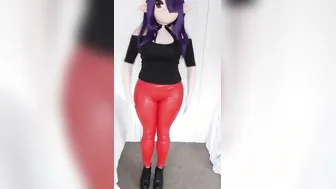 Xelphies Red Squeaky Pants