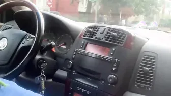 African penis sucker offer very outside vehicle blowjob