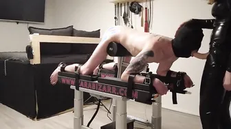 Teen Girl Submissive Slave Gets Pegged Hard by Mistress in Rough Sex Scene
