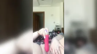 Fucking myself inside the booty rough w a toy