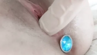 Finger Fucked booty then having fun with my favourite sex toys