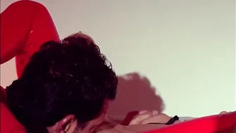 RED DEVIL SERIES - ACT one - pov Cunnilingus and Bald Twat Licking Erotic Blonde Goddess