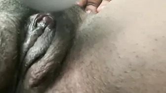 Overdue for a Wax and An Orgasm  I couldn’t resist having fun with My turned on Twat 