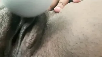 Overdue for a Wax and An Orgasm  I couldn’t resist having fun with My turned on Twat 