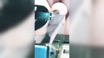 Huge butt nailed by screwed machine