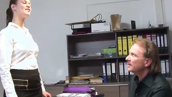 Euro workers getting fucked by her boss