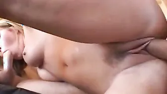 2 gigantic cocks plowed all the tight holes on this