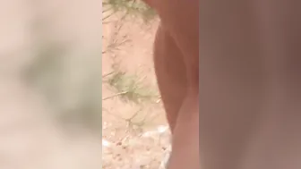 PLUMP JUGS having fun HIDE the PENIS while HiKInG outdoors