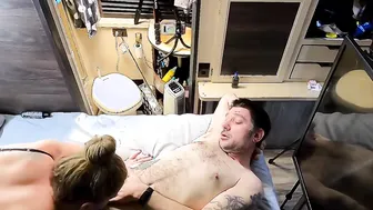 REAL Amateur SLOW SEXSUAL HEAD - pleasing Romantic COCK SUCKING OFF Making him CUM ROUGH
