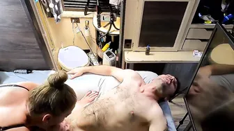 REAL Amateur SLOW SEXSUAL HEAD - pleasing Romantic COCK SUCKING OFF Making him CUM ROUGH