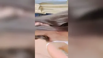 Teaser clip of Goddess chick enjoys big vibrator