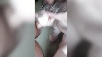 Bimbo ex-wife begs for my dick while her hubby is away ejaculates just from sucking off me