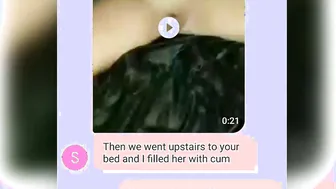 Thanks for letting me use your wifey. He texts cuck hubby some clips of him cumming inside his Bae ex-wife