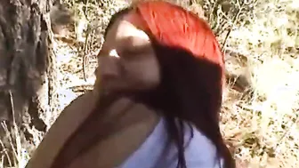 Cheating gf give hand job to shaved guy’s dick