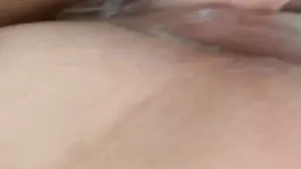Squirting Hispanic having fun with her 9 inch vibrator