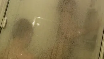 Big Boobed shower hot getting licked out