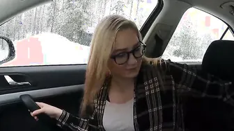 Hottie into the mid of the snow storm