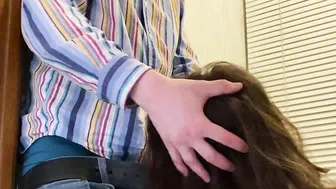 college girl Gets A Lesson In Deepthroat And Facial From Her Professor