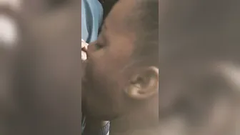 My young thot sucking off that cock