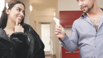 Kelly Oliveira Stuffed By 2 DICKS