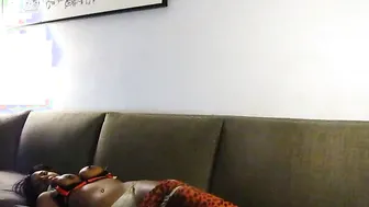 lesbians caught and bound up and plowed