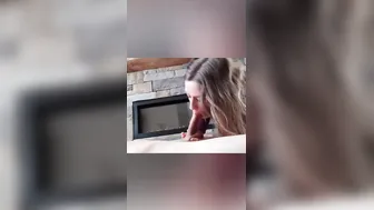 Mary gold suck it like a expert  cum into his mouth
