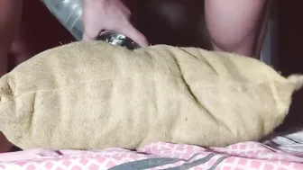 onefive l. bottle rides deep and wand on clitoris
