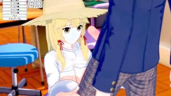 [Eroge Koikatsu ] Touhou Moriya Suwako strokes her titties H 3DCG Huge Boobies Animated Movie (Touhou Project) [Hentai Game Toho