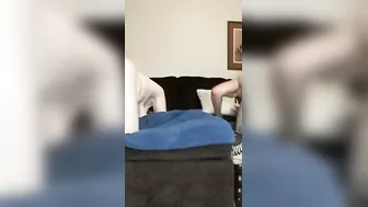 Pup and bunny rough anal training