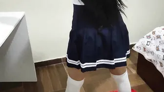 Engaño Colegiala para Follarmela por el Culo - Anal