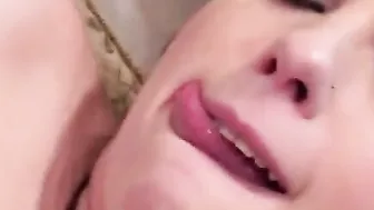 Crazy Sexy dark-haired 19 year old offer blowjob then getting her fresh