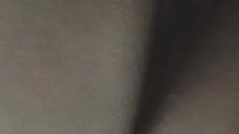I rubs her huge butt and then I fill her with my cum and she asks me for more