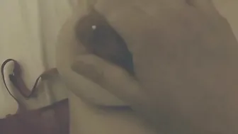 point of view: Beauty Cougar Lets You Play With Her Natural Milky Lactating Jugs
