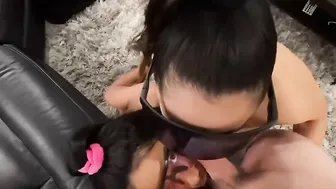 Jenna Foxx Milks A Rich Mans Penis With His Fiance
