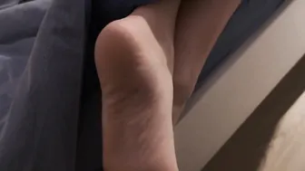 I let him lubricate my dry soles