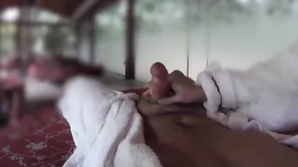 My professor blows her college girls dick inside outdoor club Risky